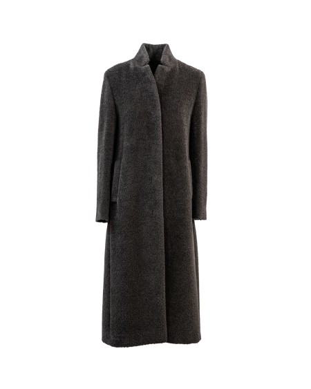Shop CINZIA ROCCA  Cappotto: Cinzia Rocca cappotto lungo in lana.
Maniche lunghe.
Tasche laterali.
Chiusura con bottoni.
Composizione: 58% Lana 42% Alpaca.
Fabbricato in Italia.. UR02001 63C1-11